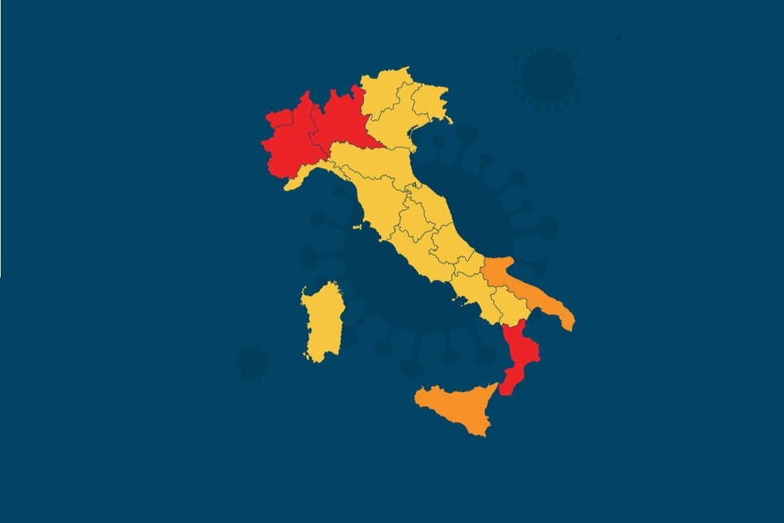 italia zone colori