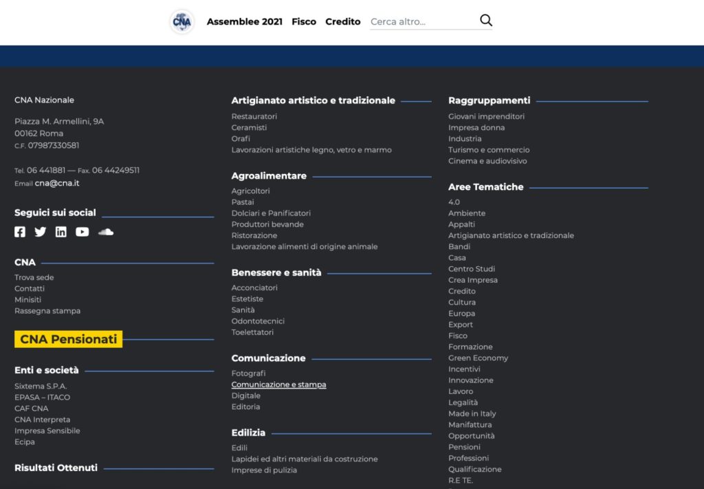 CNA digitale, così lontani cosi vicini