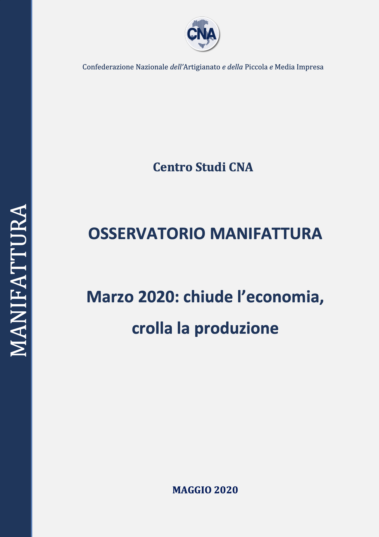 OSSERVATORIO MANIFATTURA – MARZO 2020