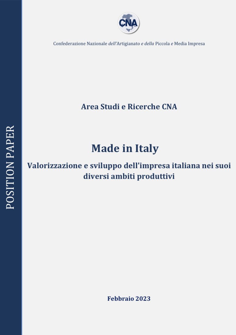 MADE IN ITALY: VALORIZZAZIONE E SVILUPPO DELL’IMPRESA ITALIANA NEI SUOI DIVERSI AMBITI PRODUTTIVI