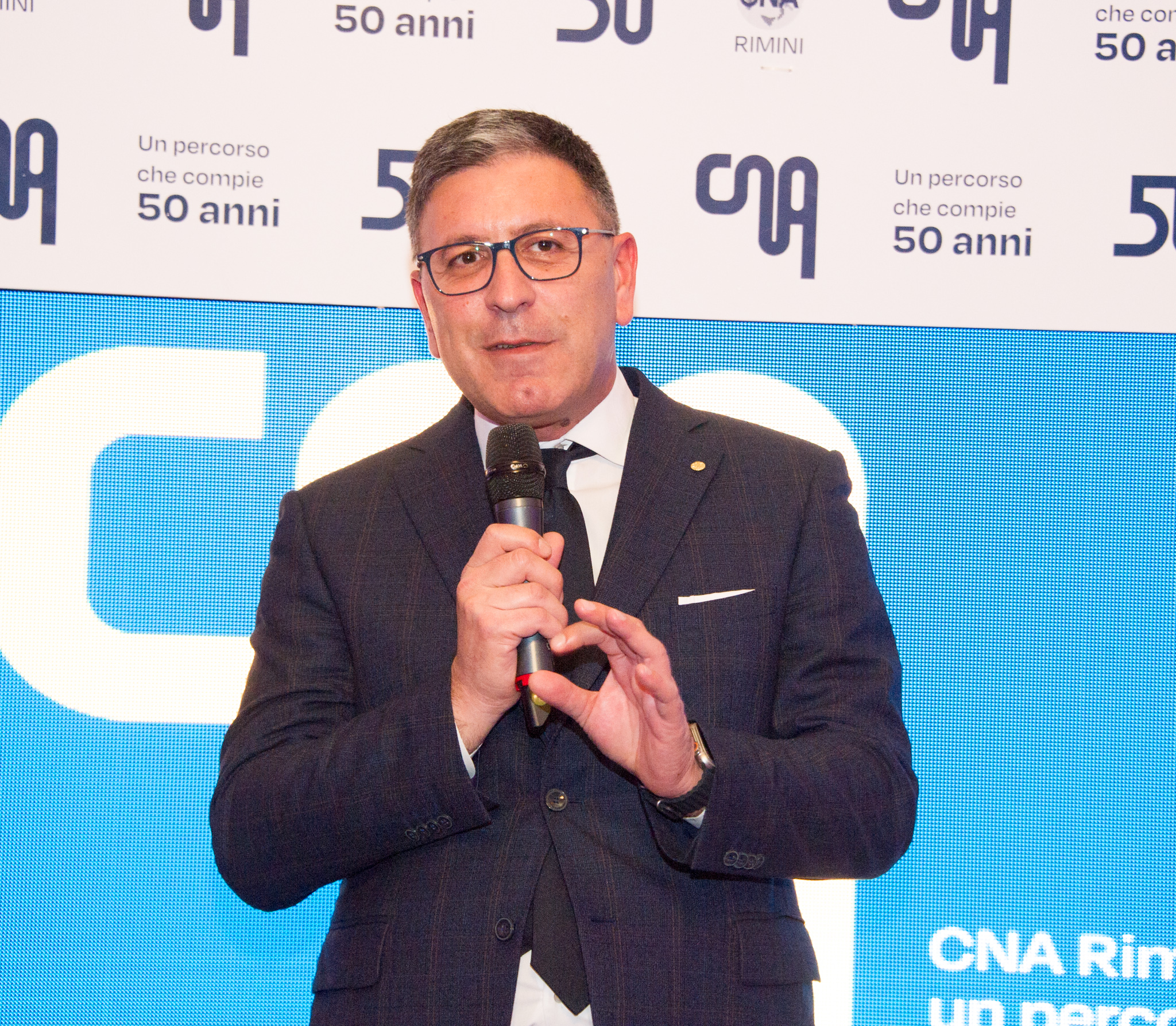 Costantini ai 50 anni di CNA Rimini