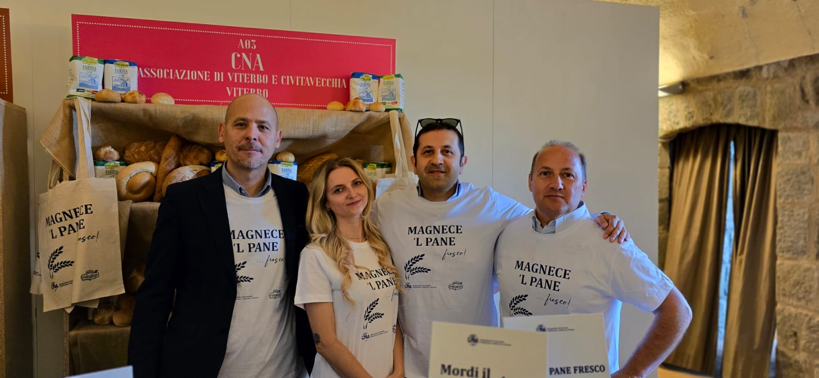 CNA Viterbo e Civitavecchia promuove il pane artigianale ad “Assaggi 2024”